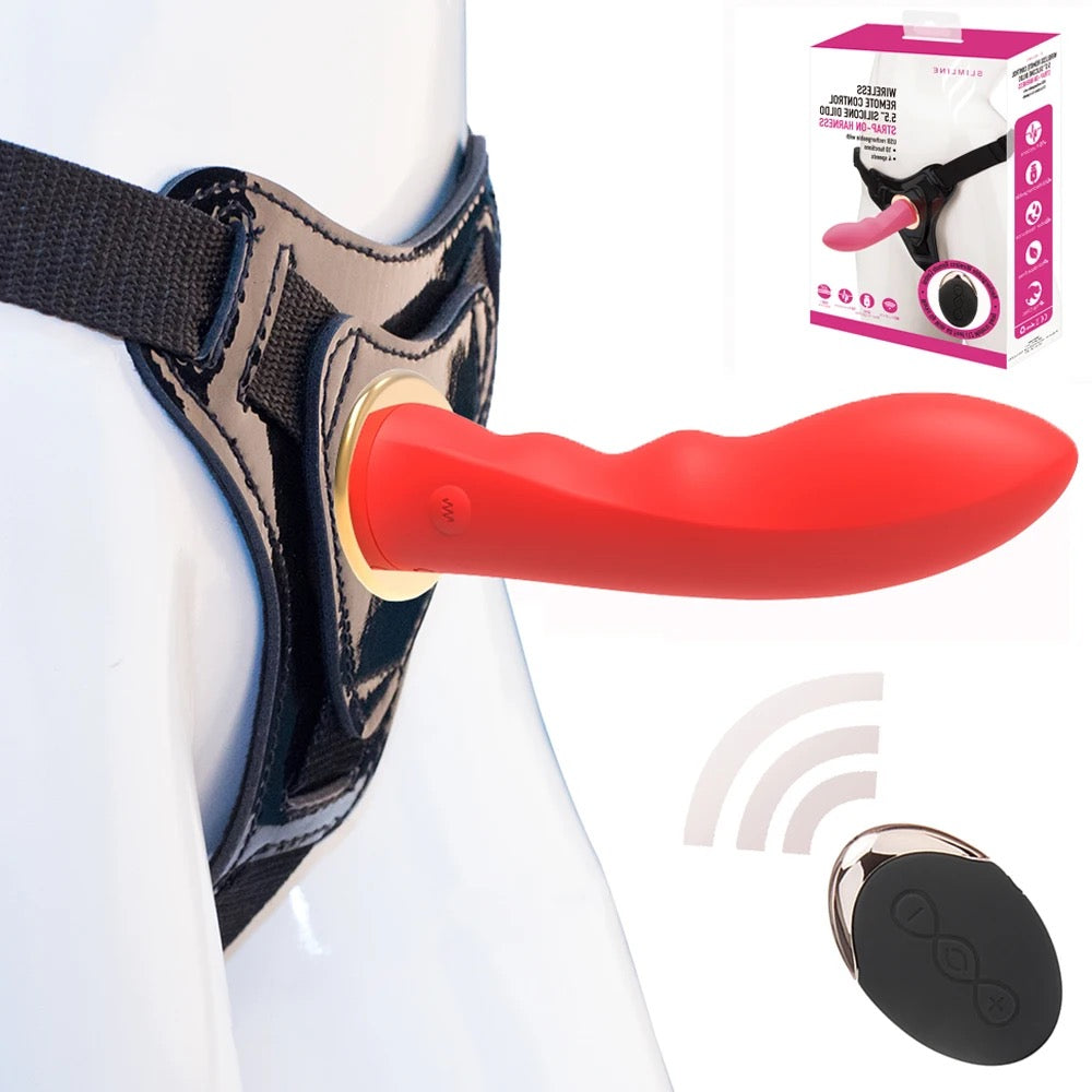 סטרפאון רוטט - חגורת זין/דילדו/ויברטור/נטען