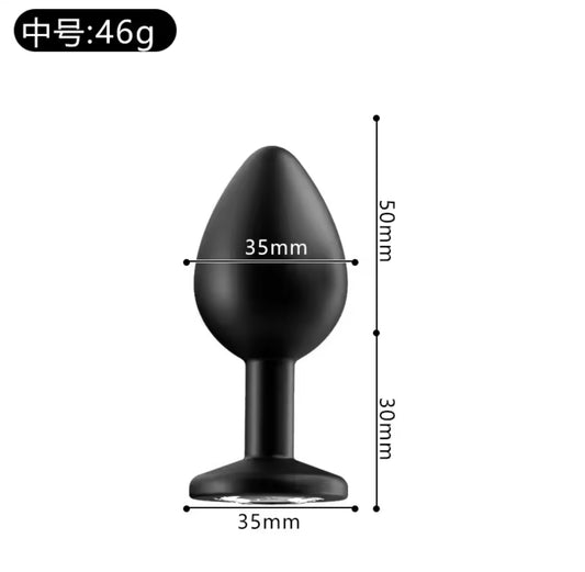 פלאג סיליקון יהלום S/M/L