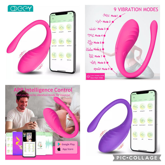 ויברטור G ביצה עם אפליקציה לטלפון