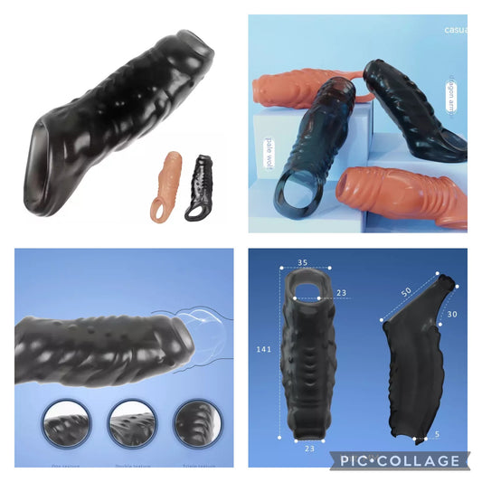 שרוול מאריך ומעבה את הזין והביצים