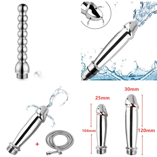 ראש חוקן אישי בצורת זין - מתחבר לצינור של המקלחת