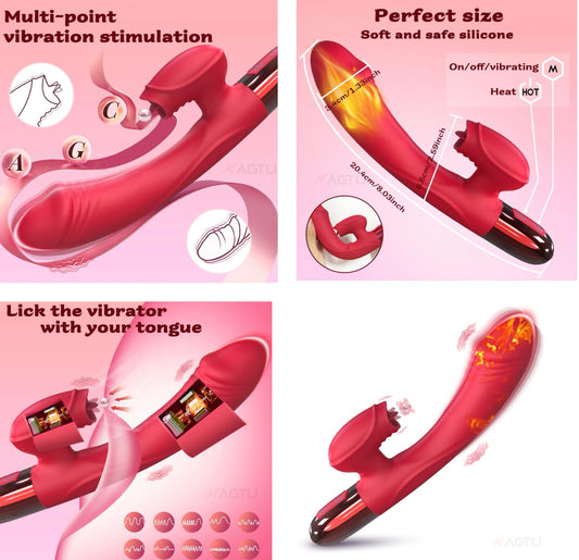 הרוטט הלוהט - ויברטור/לשון/מתחמם/נטען