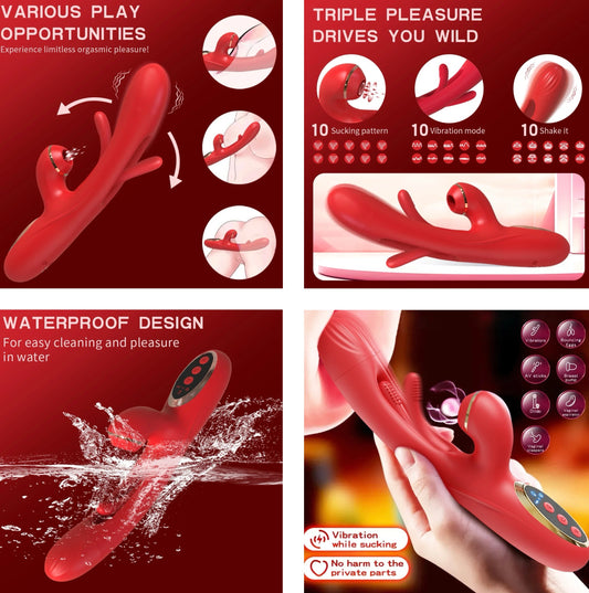 הלשון המצליפה - ויברטור/לשון מצליפה/שאיבה/נטען