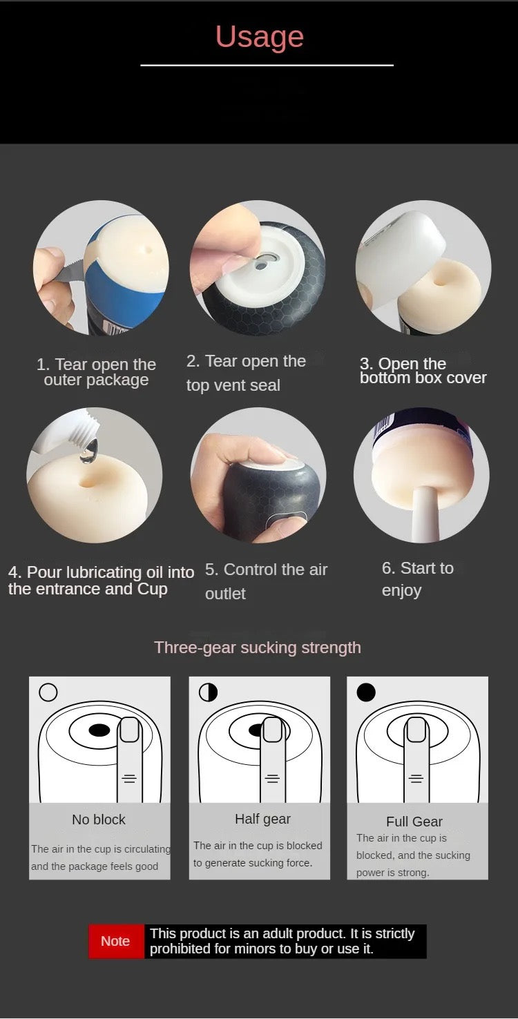 מאונן למתחילים - פה/כוס/תחת/לחץ/מסיליקון