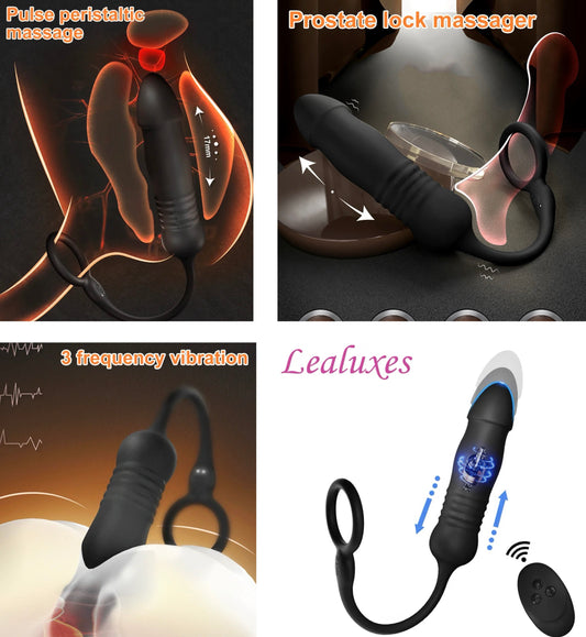 מזיין מפנק מתלבש - ויברטור/עיסוי הערמונית/מתלבש/נטען/שלט