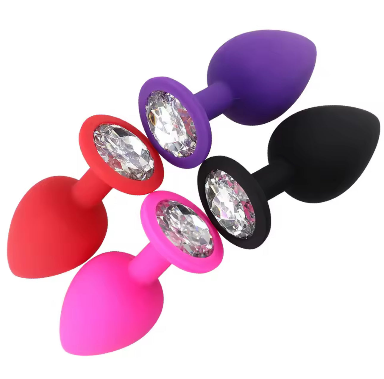 פלאג סיליקון יהלום S/M/L