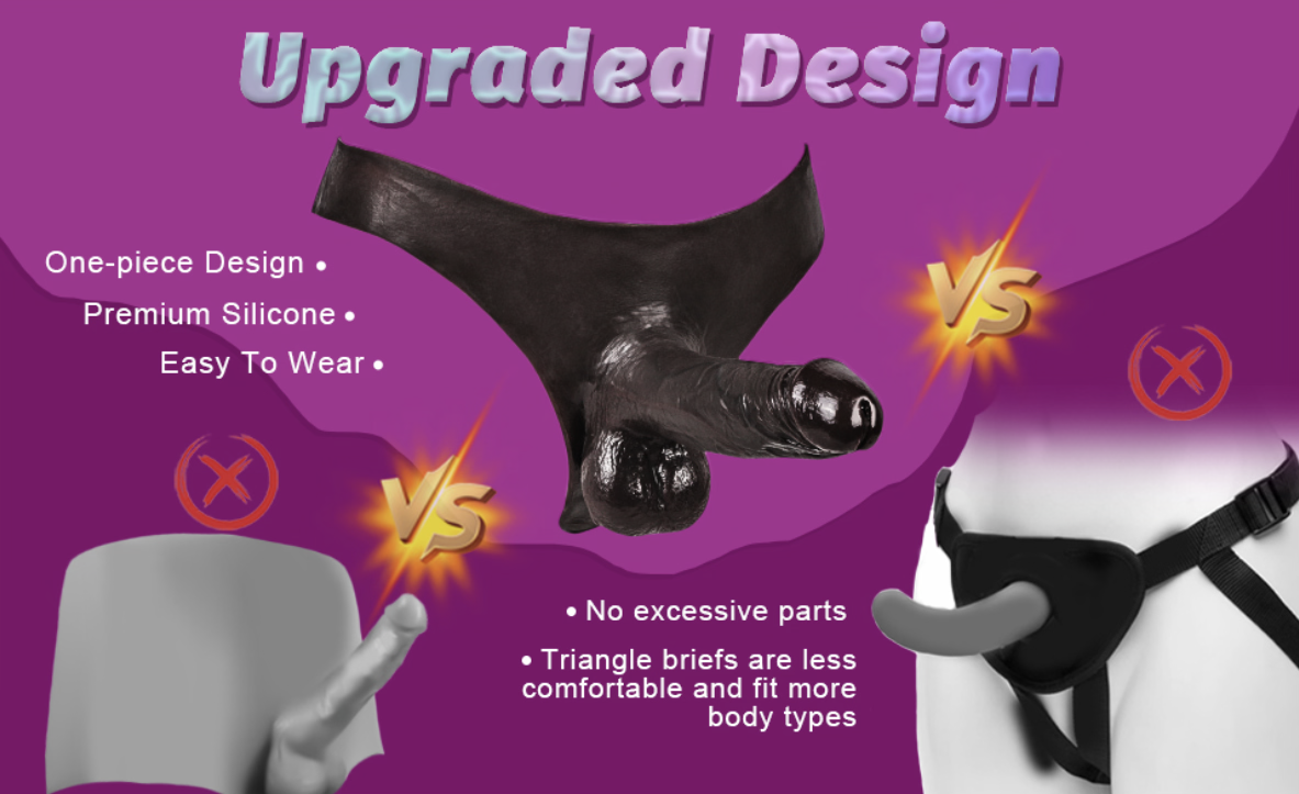 סטרפ און סיליקון חלול/לא חלול