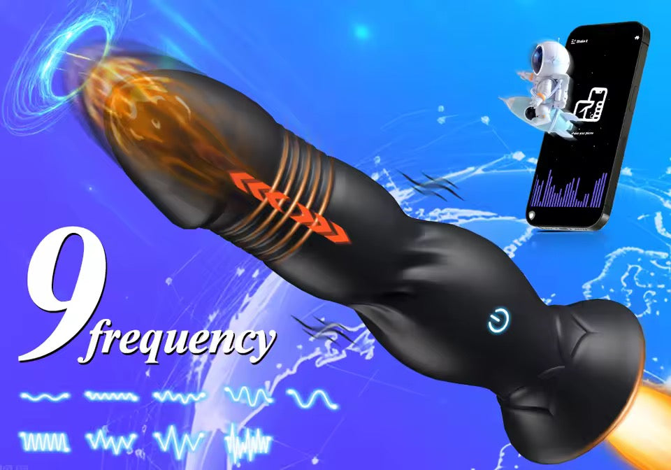 הטיל המזיין 9 מצבים- פלאג ואקום רוטט מזיין מתחמם App