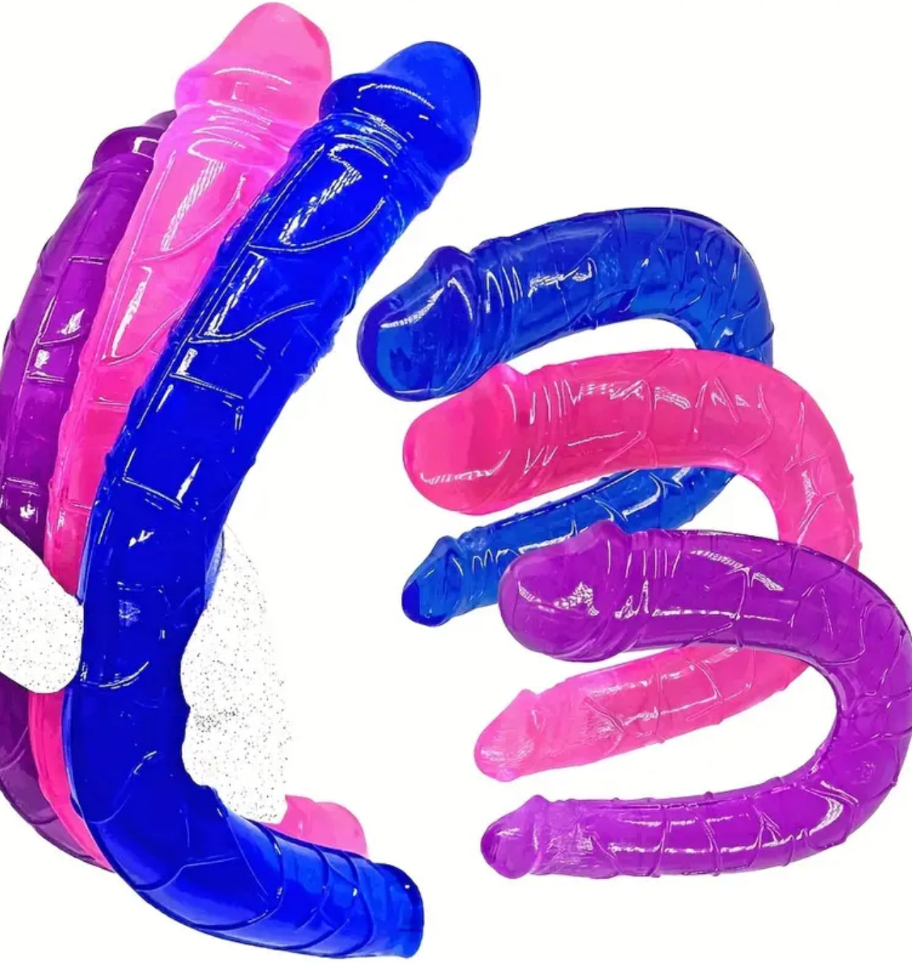 דילדו U כפול 31.75ס״מ