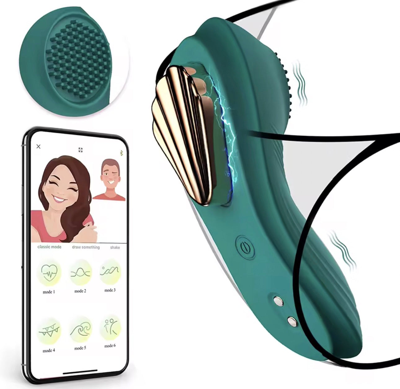 ויברטור סמוי תחתונית לוהט App