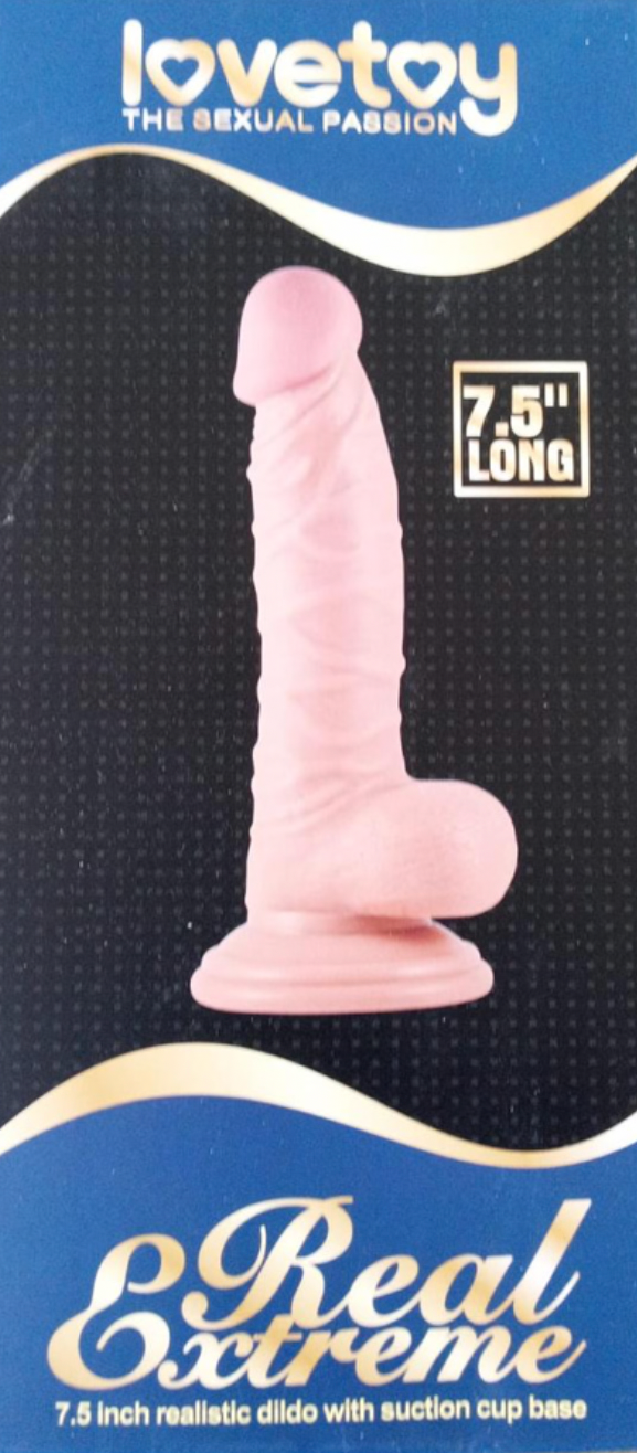 דילדו ויברטור ריאליסטי 18.7 ס״מ