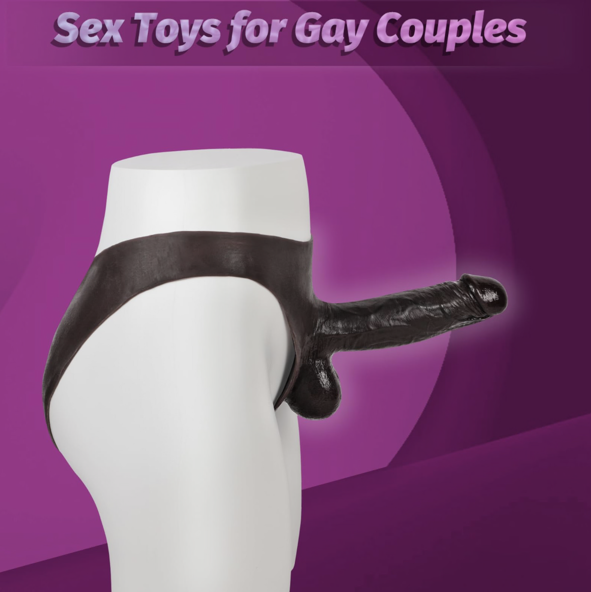 סטרפ און סיליקון חלול/לא חלול