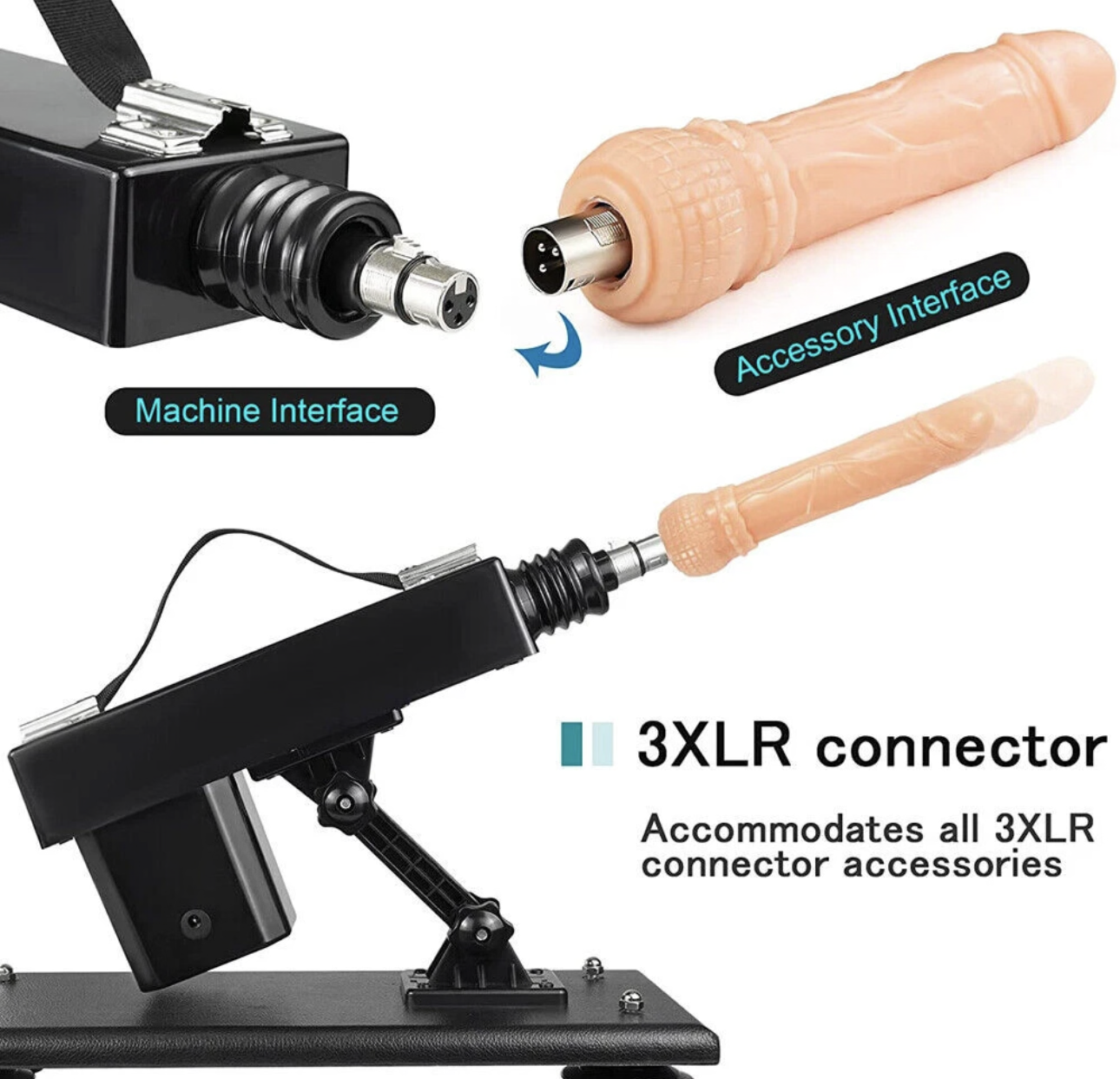 Sex Machine מכונת סקס חשמלית עוצמתית