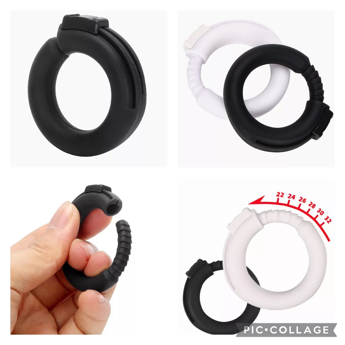 טבעת סיליקון מתכווננת לזין