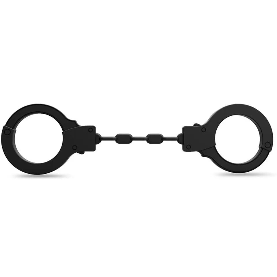אזיקים BDSM סיליקון שחור
