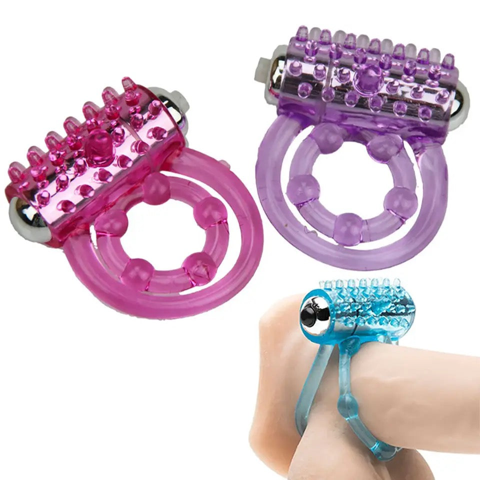 טבעת רוטטת כפולה CockRing Vibrates