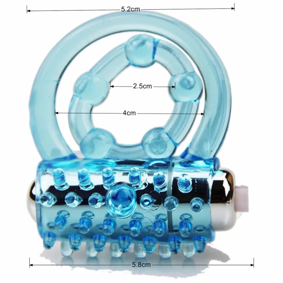 טבעת רוטטת כפולה CockRing Vibrates