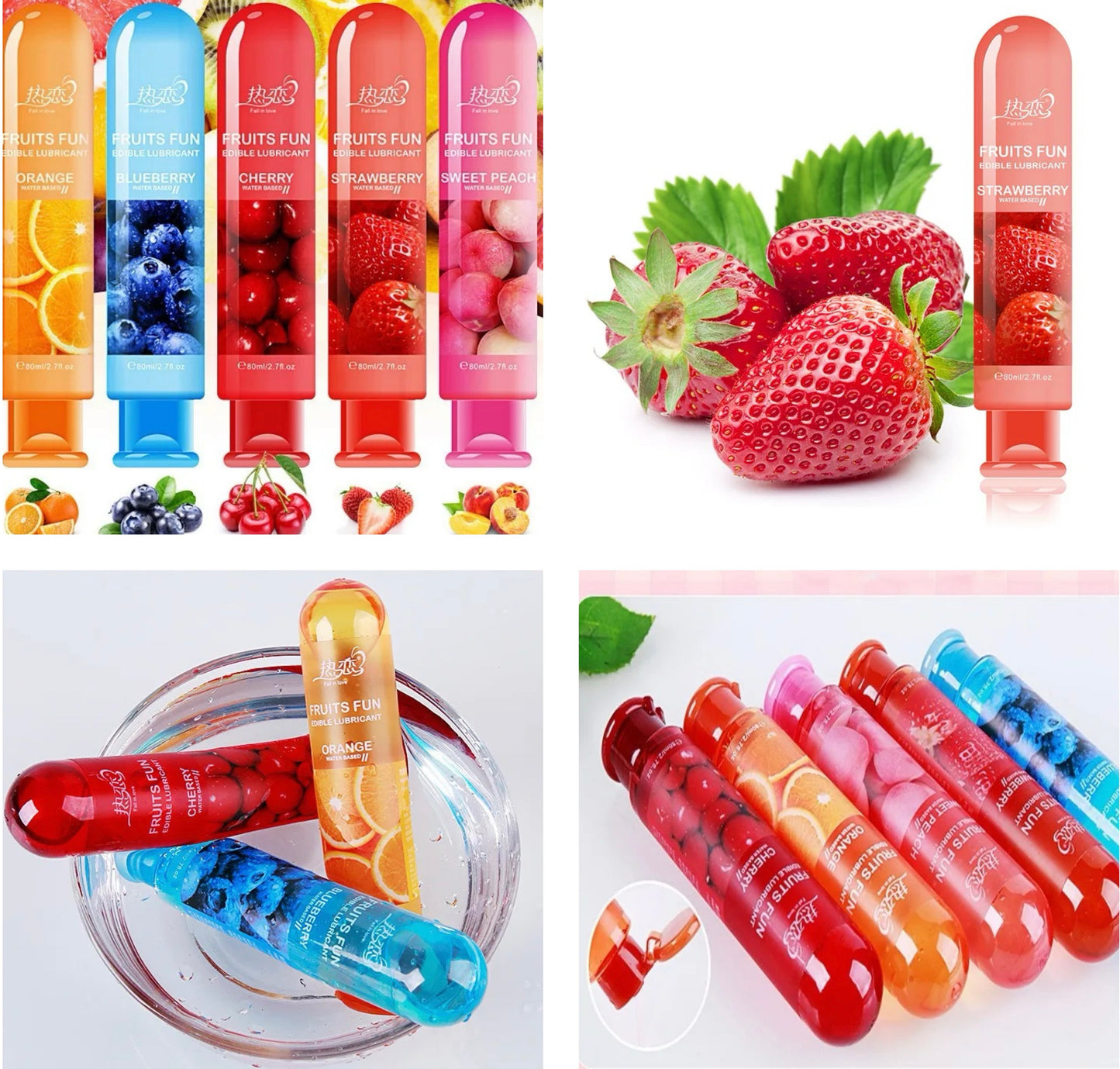 חומר סיכה בינוני בטעמים