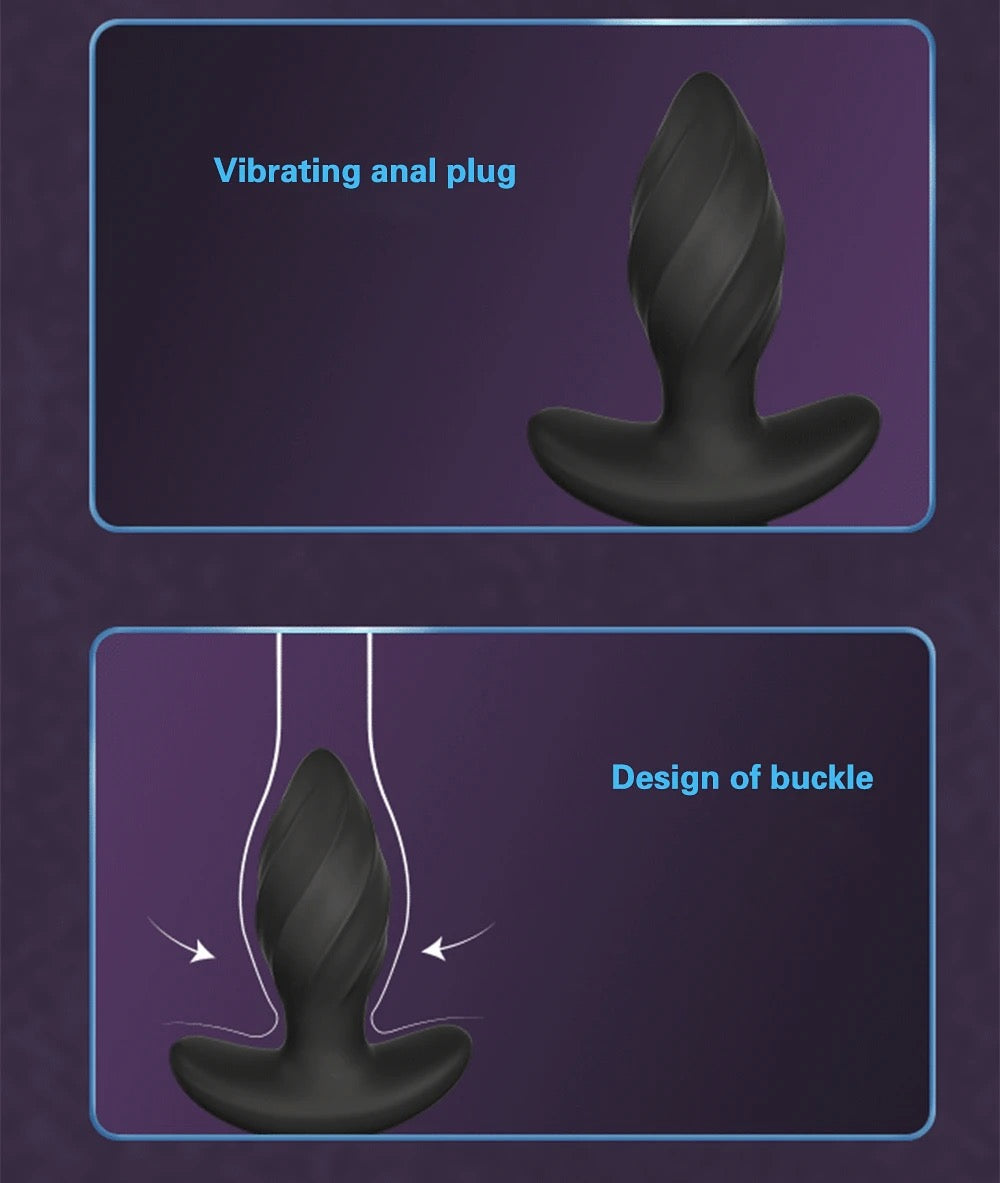 הזנב הרוטט - פלאג אנאלי בצורת זנב רוטט עם שלט