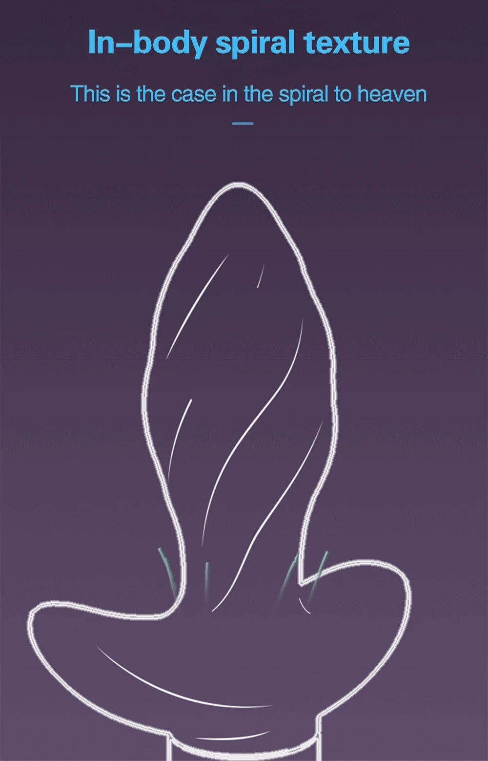 הזנב הרוטט - פלאג אנאלי בצורת זנב רוטט עם שלט