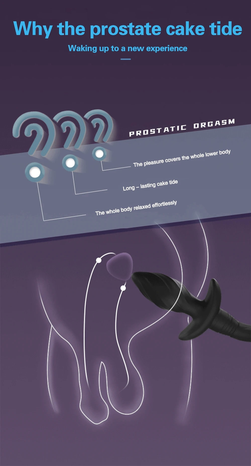 הזנב הרוטט - פלאג אנאלי בצורת זנב רוטט עם שלט