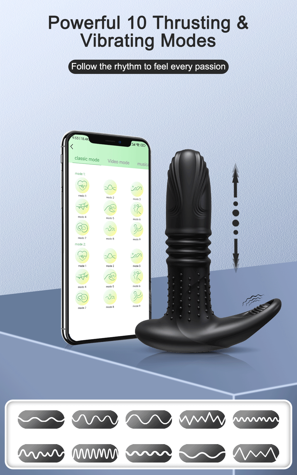 ויברטור ערמונית מזיין App